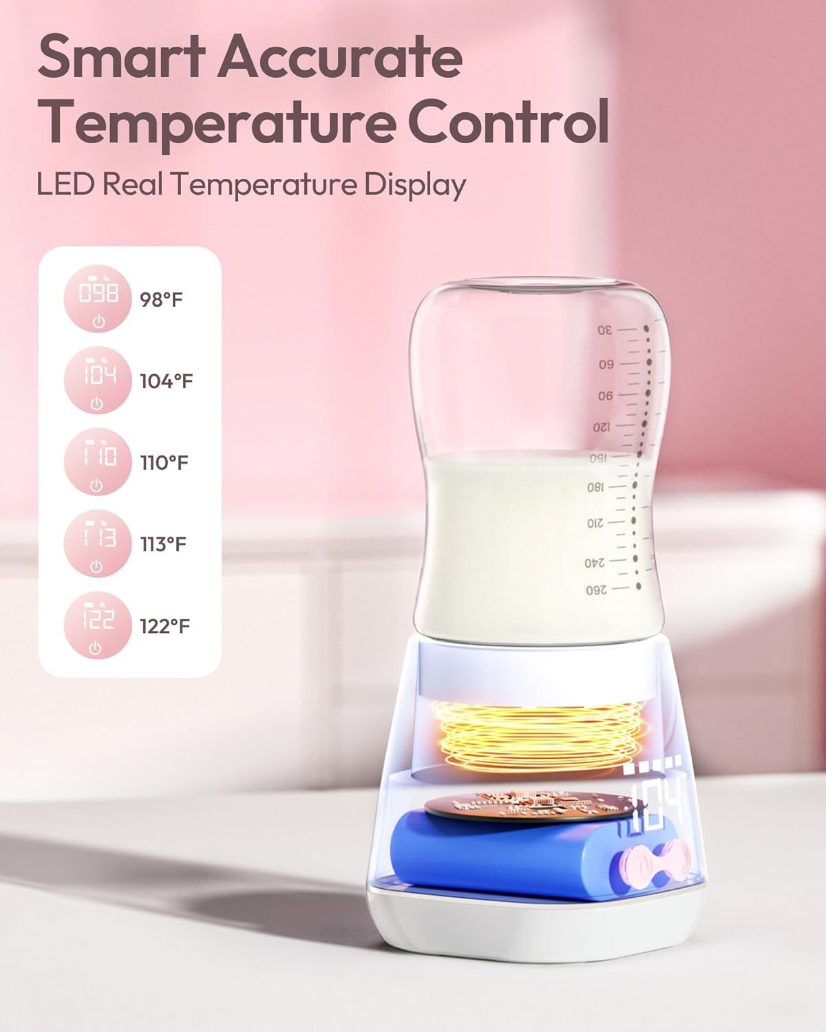 W-Maxa Portable Bottle Warmer Travel Bottle SM-2301 - Image 3