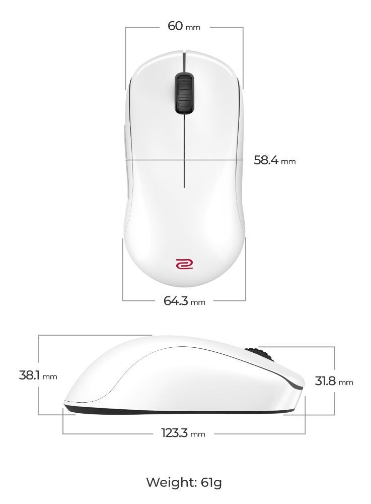 BenQ Zowie U2-DW 4K Wireless Mouse for Esports - Image 14