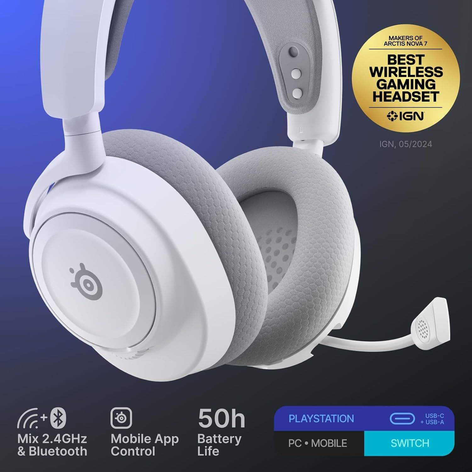 SteelSeries Arctis Nova 7P Gen 2 Wireless Gaming Headset - Image 35